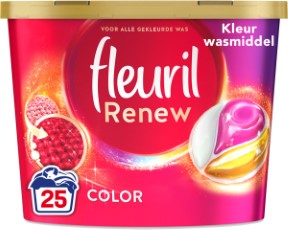 Fleuril Wasmiddelcapsules Renew Kleur 8 x 25 wasbeurten