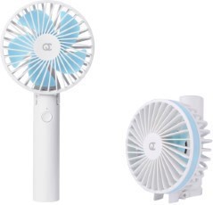 FlinQ Draagbare Ventilator Handventilator Vijf windsnelheden Wit blauw
