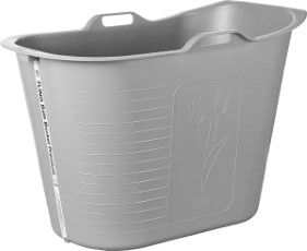 FlinQ Bath Bucket Premium Grijs