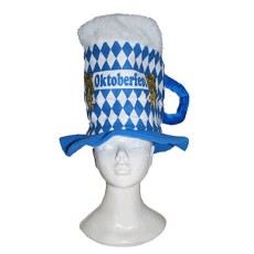 Funny Fashion Beieren bierpul hoed verkleedaccessoire voor volwassenen