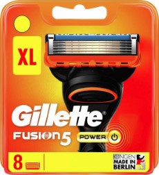 Gillette Fusion5 Power Scheermesjes Voor Mannen 8 Navulmesjes XL verpakking
