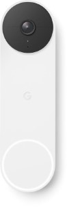 Google Nest Videodeurbel Deurbeldrukker Batterij Wit
