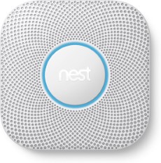 Google Nest Protect Slimme rook en koolmonoxidemelder Bedraad 230 V aansluiting