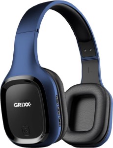 Grixx Optimum On Ear koptelefoon draadloos Bluetooth Blauw