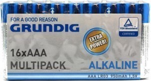 Grundig Power Alkaline batterijen AAA 16 stuks
