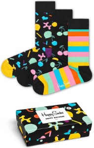 Happy Socks Unisex 3 Pack Balloon Animal Birthday Gift Box Sokken 41|46