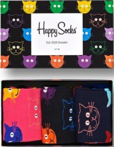 Happy Socks Cat Giftbox Maat 41|46