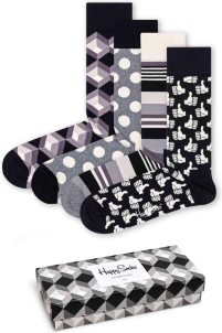Happy Socks Black en white giftbox Maat 36|40