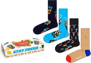Happy Socks Healthy Lifestyle Giftbox 4 Pack Maat 36|40
