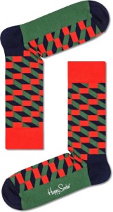 Happy Socks Filled Optic Groen Maat 41|46