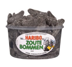 Haribo | Zoute Bommen | 150 stuks
