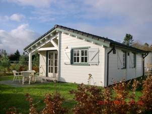Mooie 4 persoons bungalow met een unieke ligging in het Drents Friese Woud