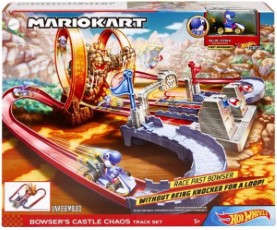 Hot Wheels Mario Kart Chaos in het Kasteel van Bowser Speelset