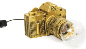 Housevitamin Camera Lamp Goud
