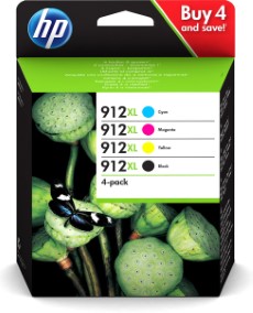 HP 912XL Inktcartridge 4 Pack