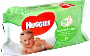 Huggies Babydoekjes Natural Care 56 Stuks