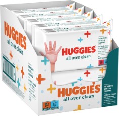 Huggies snoetenpoetser All Over Clean 10 x 56 560 billendoekjes voordeelverpakking