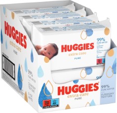 Huggies billendoekjes Pure Extra Care 56 x 8 stuks 448 doekjes voordeelverpakking