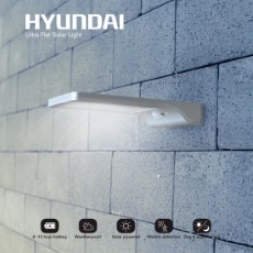 Hyundai Ultra dunne LED buitenlamp op zonne energie