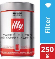 illy gemalen koffie Classico filter maling