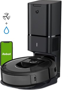 iRobot Roomba Combo i8 plus Robotstofzuiger met Dweilfunctie Zelfledigend Ideaal voor Huisdieren i8578