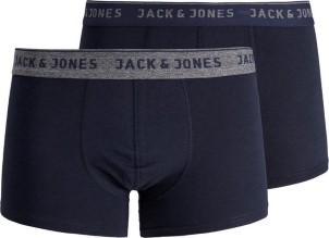 Jack en Jones Boxershorts Vincent Jersey Blauw Maat L