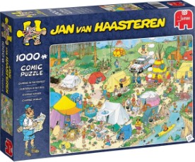 Jan van Haasteren Kamperen in het Bos puzzel 1000 stukjes