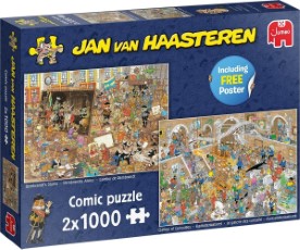 Jan van Haasteren A Trip to the Museum puzzel 2 x 1000 stukjes