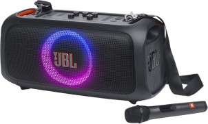 JBL PartyBox On The Go Essential Draadloze Bluetooth speaker met schouderband