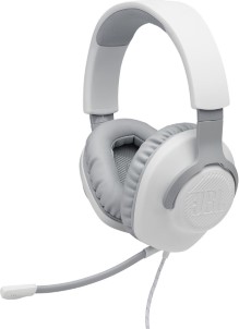 JBL Quantum 100 Wit Gaming Headset Bedraad Over Ear