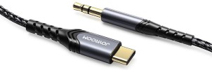 Joyroom USB C naar Audio Jack 3.5mm kabel 1m Zwart