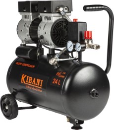 Kibani super stille compressor 24 liter