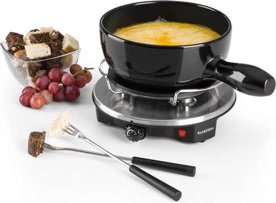 Klarstein Sirloin raclette met fondue keramische pan 1200W zwart