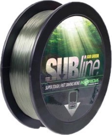 Korda SuBline Nylon Vislijn Green 10lb 0.30mm 1000m Groen
