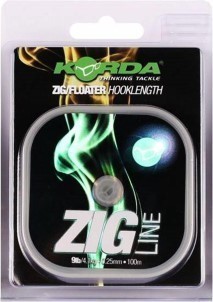 Korda Zig Line 11lb 5kg 0.28mm Transparant
