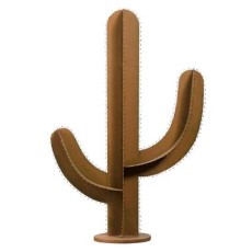 Leen Bakker Beeld Cactus bruin 51x32x12,7 cm