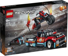 LEGO Technic Truck en Motor voor Stuntshow 42106