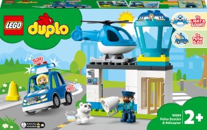 LEGO DUPLO Politiebureau en Helikopter 10959
