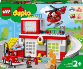 LEGO DUPLO Brandweerkazerne en Helikopter 10970