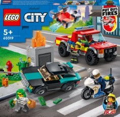 LEGO City Brandweer en Politie Achtervolging 60319