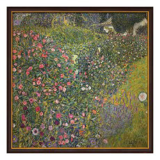 Gustav Klimt Schilderij Italiaans landschap