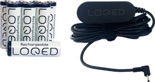 Loqed Power Kit Oplader met 8 oplaadbare AA batterijen