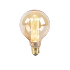 LUEDD LED lamp G95 E27 5W 1800K amber 3 staps dimbaar