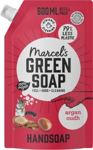 Marcels Green Soap Handzeep Navulling Argan en Oudh 500ml