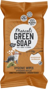 Marcels Green Soap Schoonmaakdoekjes Sandelhout en Kardemom 60 stuks