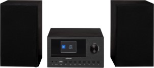 Medion P85003 Micro Audio Systeem DAB WiFi CD Speler Bluetooth Zwart