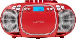 Medion Life E66476 Boombox CD MP3 speler LC display PLL FM muziekweergave vanaf USB stick 2 x 20 Watt max
