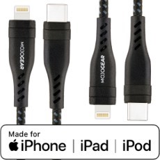 Mojogear Apple Lightning naar USB C kabel Extra Sterk 2 stuks