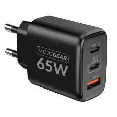 Mojogear CHARGE 65W oplader met 3 poorten USB | USB C