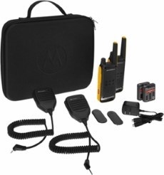 Motorola TLKR T82 Extreme Twin Pack met Remote Speakers Zwart